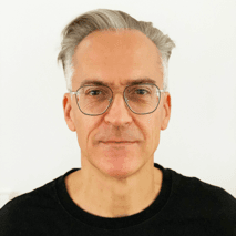 Smiling man wearing glasses